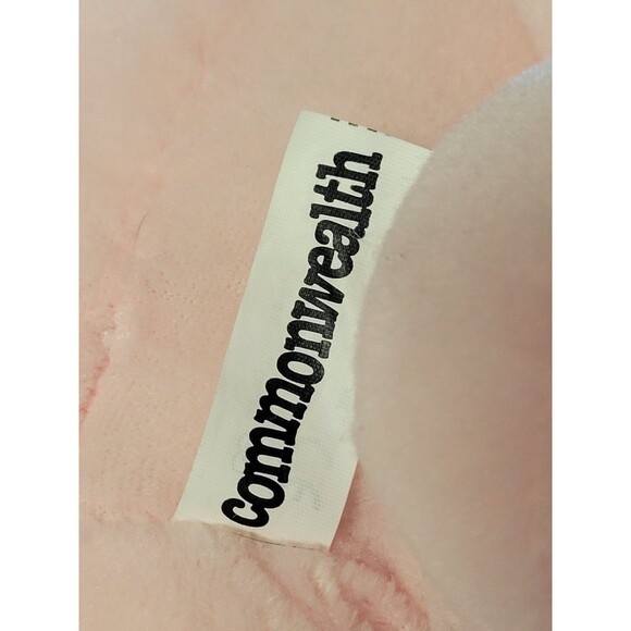 Vintage Commonwealth Puffy Pink Pig Quilted Stuffed Animal 16" Soft - Picture 6 of 6